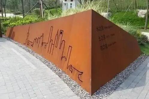 南沙耐候钢挡土墙